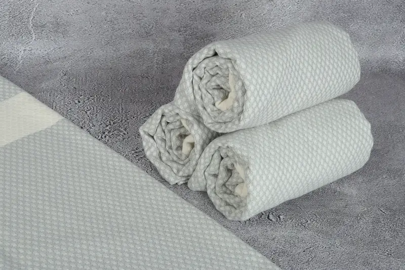 Bridal Gifts, Bridesmaid Gift, Quick-Dry Beach Towel, Lightweight towel, Quick-drying cotton Turkish beach towel, 68x36 Cotton Geometric Towel - 8