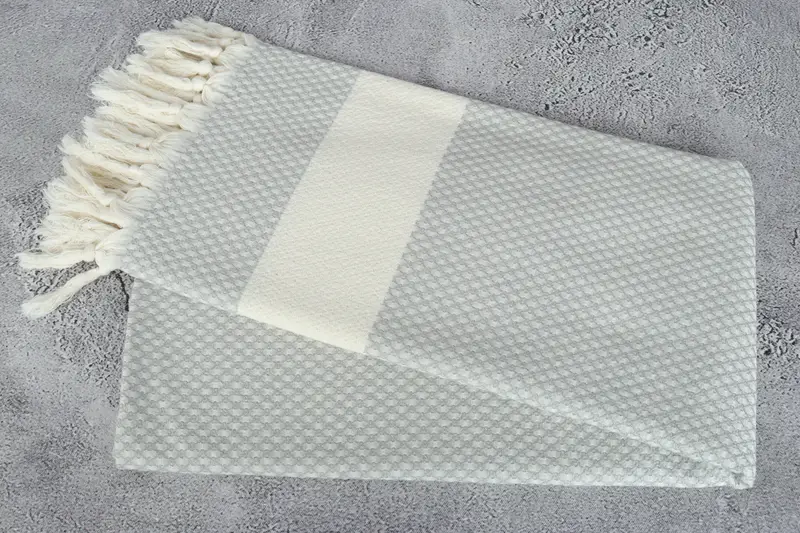Bridal Gifts, Bridesmaid Gift, Quick-Dry Beach Towel, Lightweight towel, Quick-drying cotton Turkish beach towel, 68x36 Cotton Geometric Towel - 6