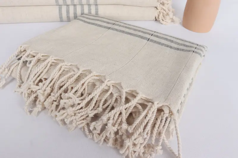 Absorbent towel, Oversized Beach Towel, Personalized Turkish Towel, Personalized Gift For Him, Best Beach Towel, 68x36 Cotton Striped Towel - 5