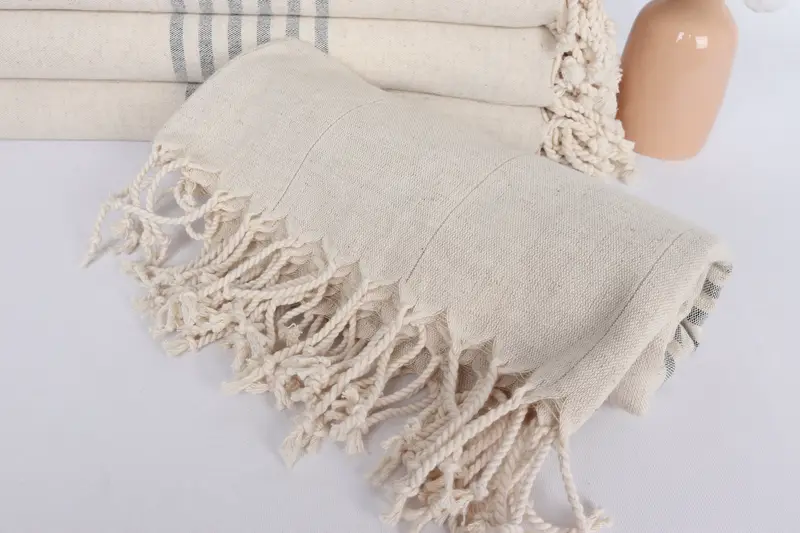 Absorbent towel, Oversized Beach Towel, Personalized Turkish Towel, Personalized Gift For Him, Best Beach Towel, 68x36 Cotton Striped Towel - 4