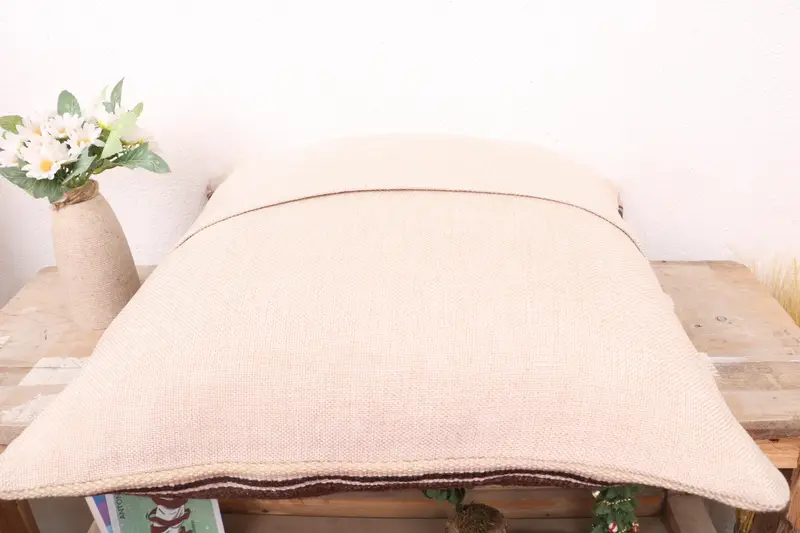 Pillow Sham, Office Chair Cushion, Boho Pillow, Kilim Pillow, Interior Designer Pillow, Floor Pillow Case, 18x18 Pink Pillow Sham - 7