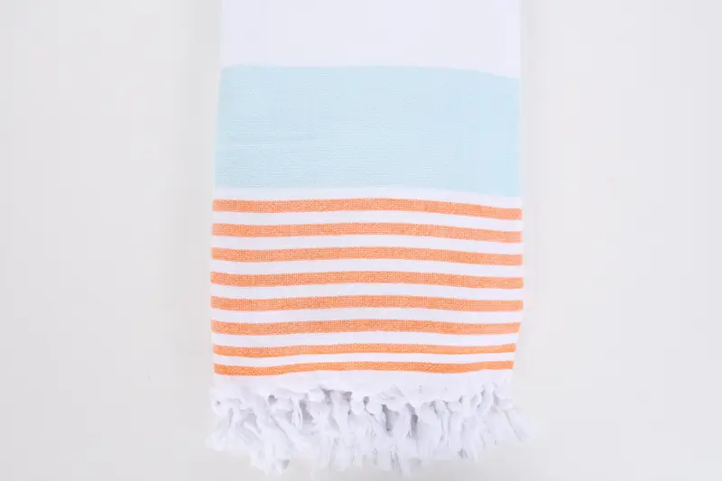 Quick-Dry Beach Towel, Organic towel, Halloween Bachelorette Party Favors, 68x36 Cotton Striped Terry Towel, Valentines Gift, Embroidered Towel - 3