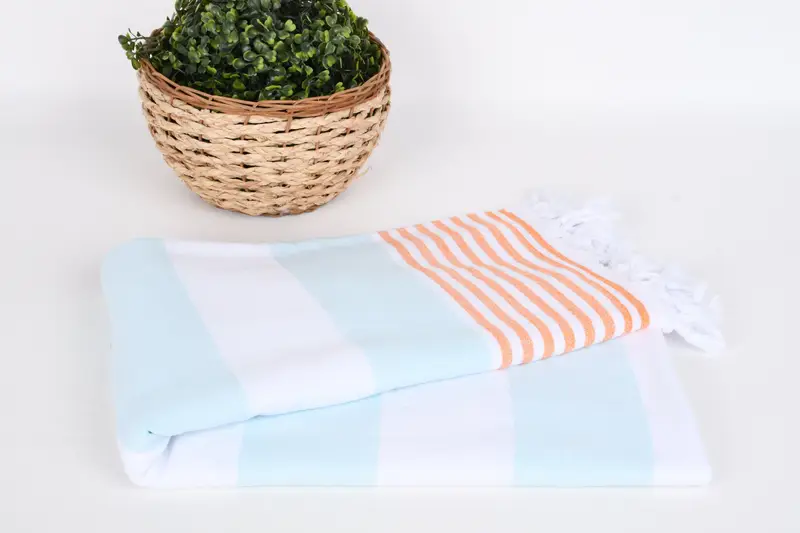 Quick-Dry Beach Towel, Organic towel, Halloween Bachelorette Party Favors, 68x36 Cotton Striped Terry Towel, Valentines Gift, Embroidered Towel - 4