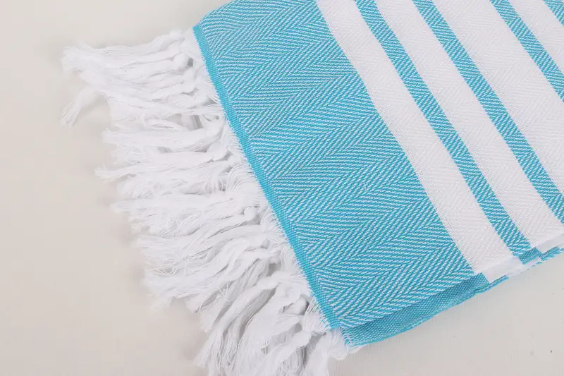 Turkish beach towel with fringe, Bachelorette Party Favors, Best Friend Gift, 68x36 Cotton Chevron Towel, Wedding Shower Gift, Monogram Beach Towel - 7