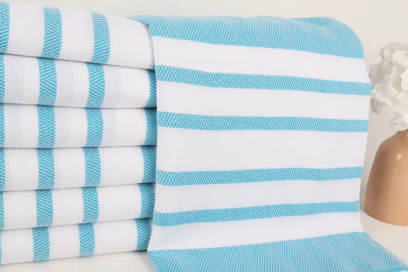Turkish beach towel with fringe, Bachelorette Party Favors, Best Friend Gift, 68x36 Cotton Chevron Towel, Wedding Shower Gift, Monogram Beach Towel - 2