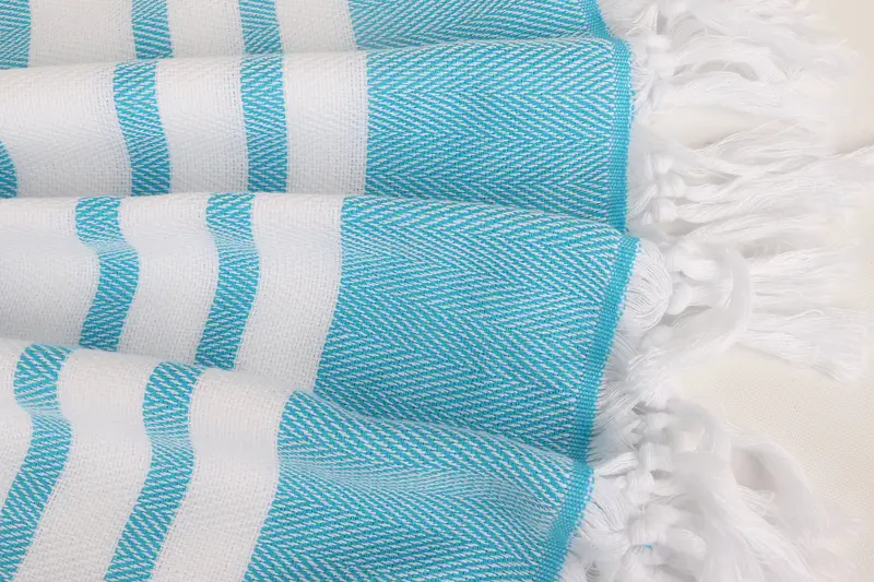 Turkish beach towel with fringe, Bachelorette Party Favors, Best Friend Gift, 68x36 Cotton Chevron Towel, Wedding Shower Gift, Monogram Beach Towel - 8