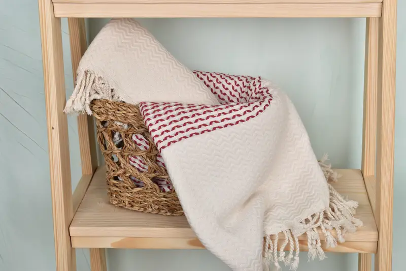 Custom Wedding Gift, Travel towel, Gift For The Home Decor, Embroidered Towel, 76x40 Cotton Diamond Towel, Personalized Wedding Gift For Couple - 4
