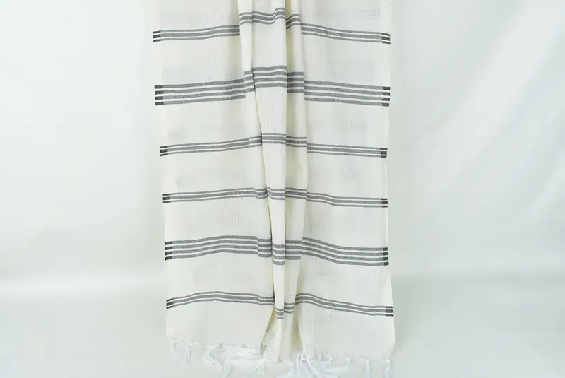 Memorial Gift, Beach Towel Gift, Fouta towel, 70x40 Cotton Striped Towel, Monogram Turkish Bath Towel, Beach Wedding Favor, Custom Wedding Gifts - 8