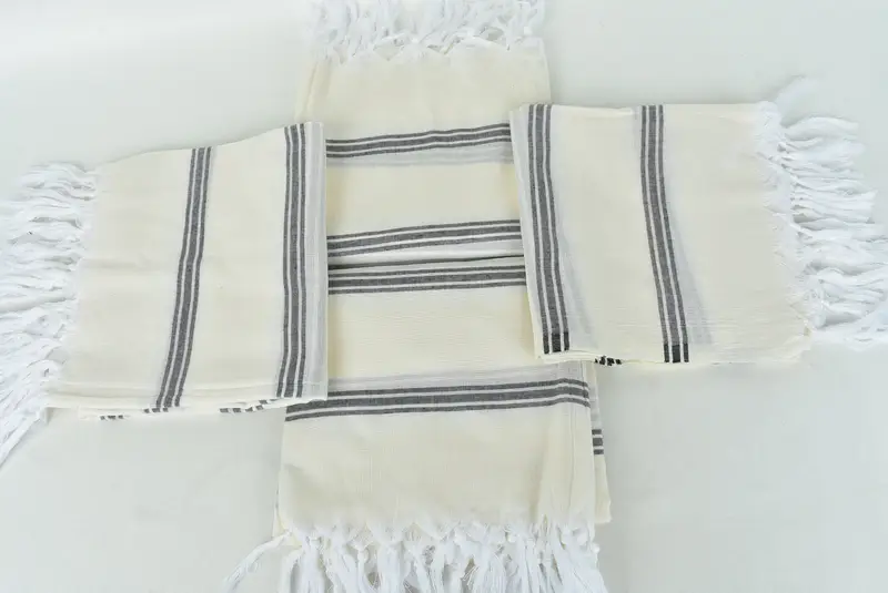 Memorial Gift, Beach Towel Gift, Fouta towel, 70x40 Cotton Striped Towel, Monogram Turkish Bath Towel, Beach Wedding Favor, Custom Wedding Gifts - 6