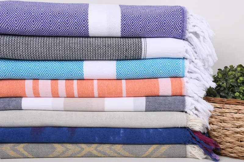 Bulk Order Towel, Personalized Turkish Towel, Towel With Name, Soft towel, 70x40 Cotton Set of 8 Towel, Employee Gifts, Quick-Dry Beach Towel - 2