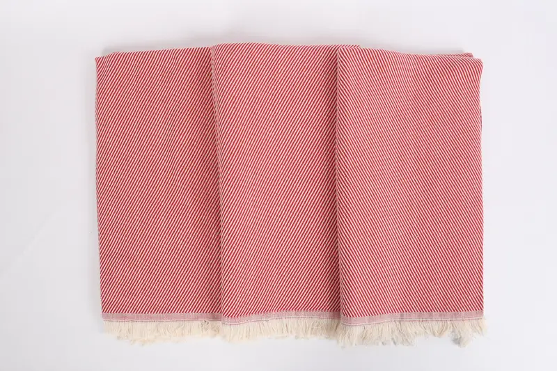 Holiday Towel, Fouta towel, Bachelorette Party Gift, Gift Towel, 70x36 Cotton Striped Towel, Fringed Turkish towel for poolside, Home Decor Gifts - 7