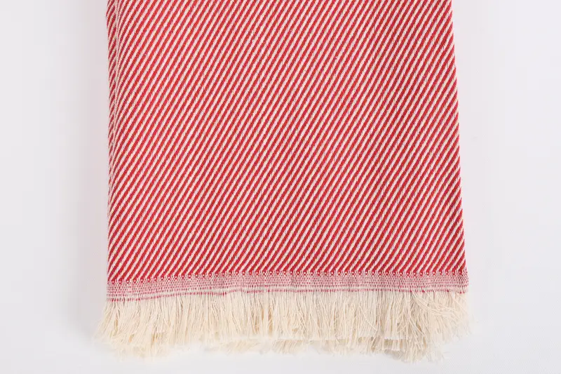 Holiday Towel, Fouta towel, Bachelorette Party Gift, Gift Towel, 70x36 Cotton Striped Towel, Fringed Turkish towel for poolside, Home Decor Gifts - 3