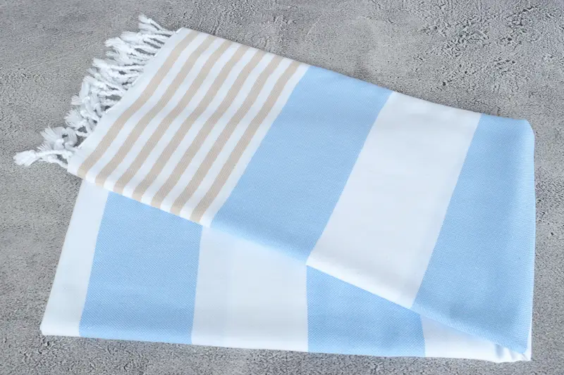 Bridesmaid Gifts Personalized, Bachelorette Party Decorations, Monogrammed Beach Towel, 70x40 Cotton Striped Towel, Lightweight towel, Holiday Towel - 6