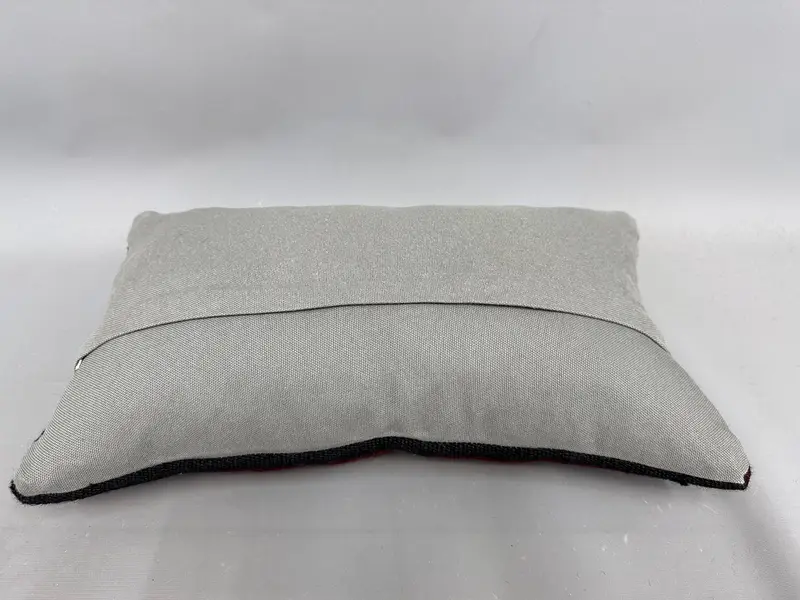 Cozy Throw Pillow Sham, Throw Kilim Pillow, 12x20 Green Cushion, Boho Pillow, Vintage Pillow, Authentic Pillow Case, Cushion Cover, Farmhouse Pillow - 7