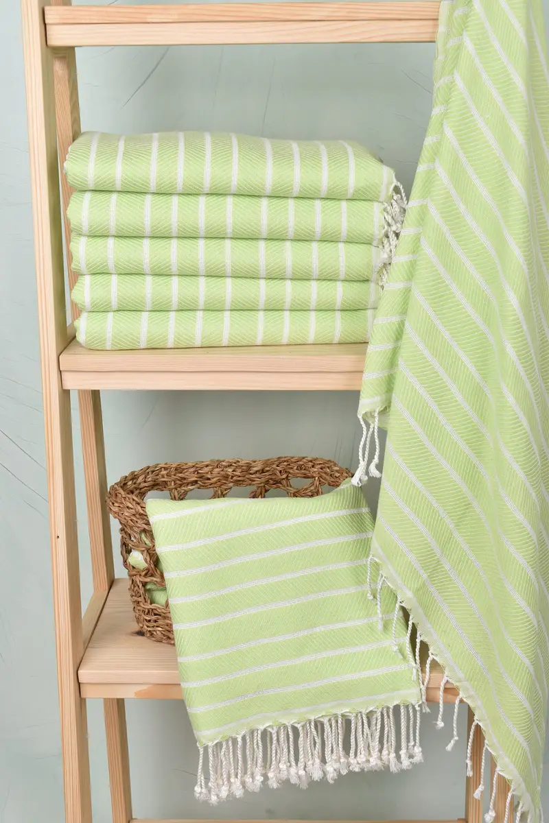 Personalised Gift, Organic towel, Gift For Him, Handmade Turkish hammam towel, 70x40 Bamboo Herringbone Towel, Absorbent Turkish towel, Pool Towels - 3