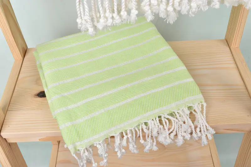Personalised Gift, Organic towel, Gift For Him, Handmade Turkish hammam towel, 70x40 Bamboo Herringbone Towel, Absorbent Turkish towel, Pool Towels - 5