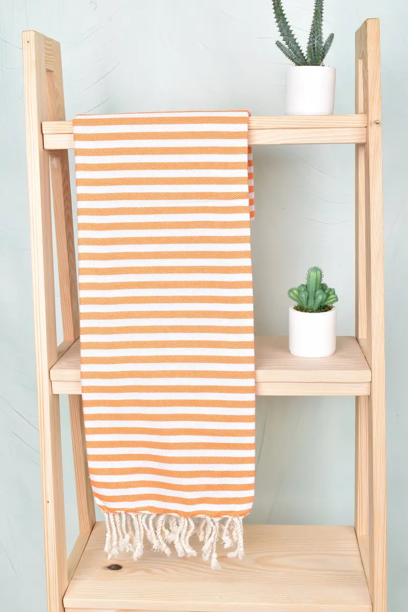 Soft towel, 70x40 Cotton Striped Towel, Turkish Beach Towel Bulk, Valentines Day Gift For Her, House Warming Gift, Travel towel, Custom Gift - 8