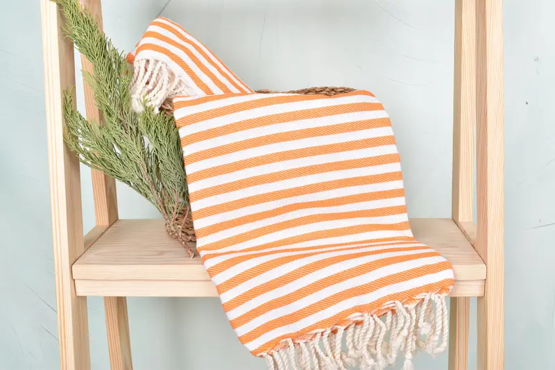 Soft towel, 70x40 Cotton Striped Towel, Turkish Beach Towel Bulk, Valentines Day Gift For Her, House Warming Gift, Travel towel, Custom Gift - 4
