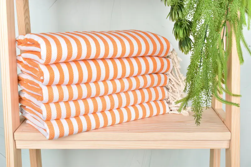Soft towel, 70x40 Cotton Striped Towel, Turkish Beach Towel Bulk, Valentines Day Gift For Her, House Warming Gift, Travel towel, Custom Gift - 2