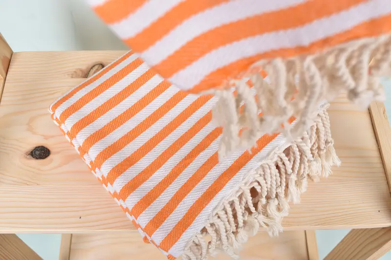 Soft towel, 70x40 Cotton Striped Towel, Turkish Beach Towel Bulk, Valentines Day Gift For Her, House Warming Gift, Travel towel, Custom Gift - 5