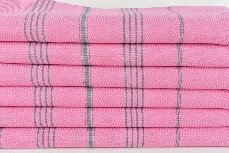 Best Friend Gift, Family Gift Basket, Best Friend Christmas Gift, Custom Beach Towel, Fouta towel, Custom Bath Towel, 70x40 Cotton Striped Towel - 2