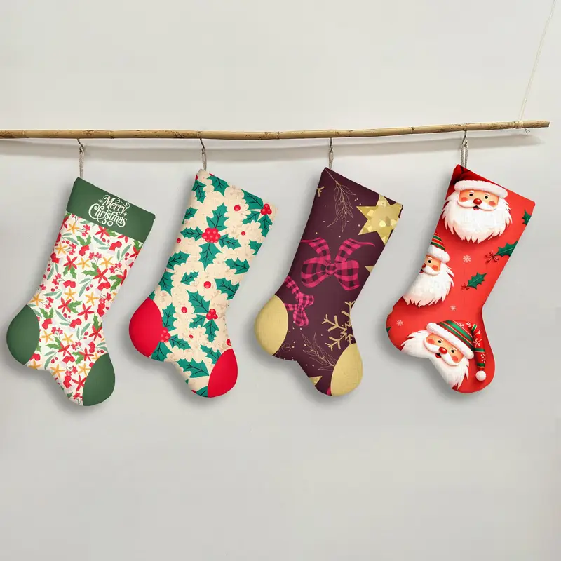 Medias estampadas con diseño oriental: acogedor regalo navideño, hecho a mano en turco