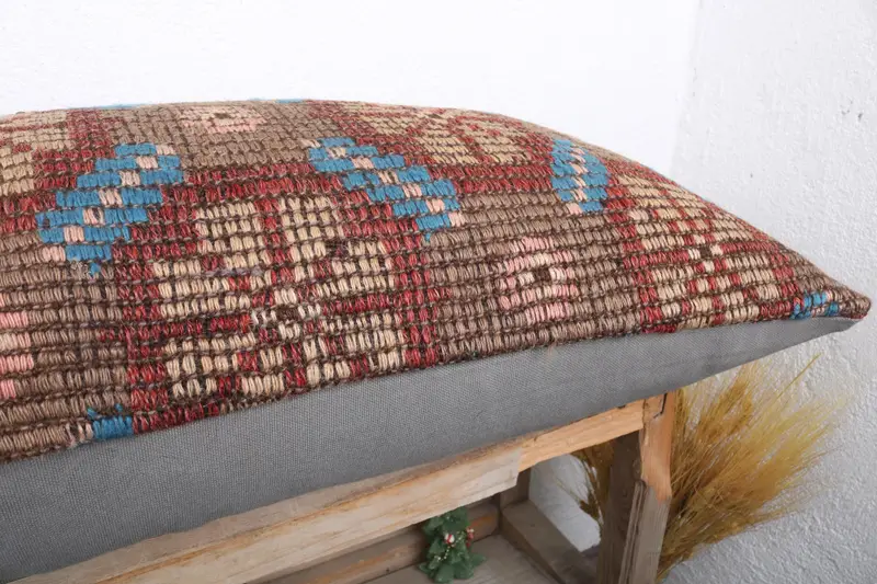 16x36 Red Cushion Cover, Boho Pillow Sham Cover, Bolster Throw Pillow Cover, Car Pillow, Pillow for Couch, Pillow Sham, Gift Pillow - 6