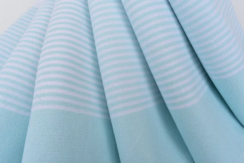 Embroidered Towel, Large Turkish Towel, 70x40 Cotton Striped Towel, Peshtemal, Monogram Turkish Towel, Custom Name Towel, Turkish bath towel for spa - 5