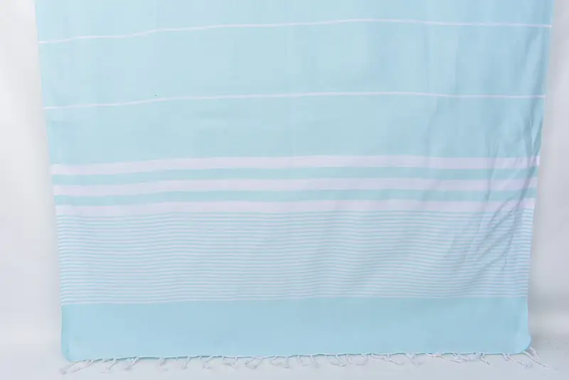 Embroidered Towel, Large Turkish Towel, 70x40 Cotton Striped Towel, Peshtemal, Monogram Turkish Towel, Custom Name Towel, Turkish bath towel for spa - 8