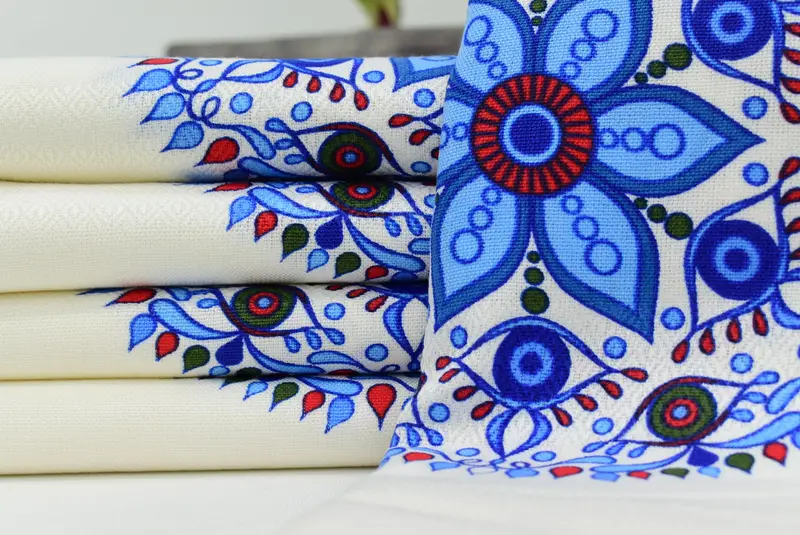 Custom Gift, Personalized Gift For Him, Custom Turkish Towel, 70x40 Cotton Floral Patterned Towel, Turkish bath towel, Personalized Turkish Towel - 1