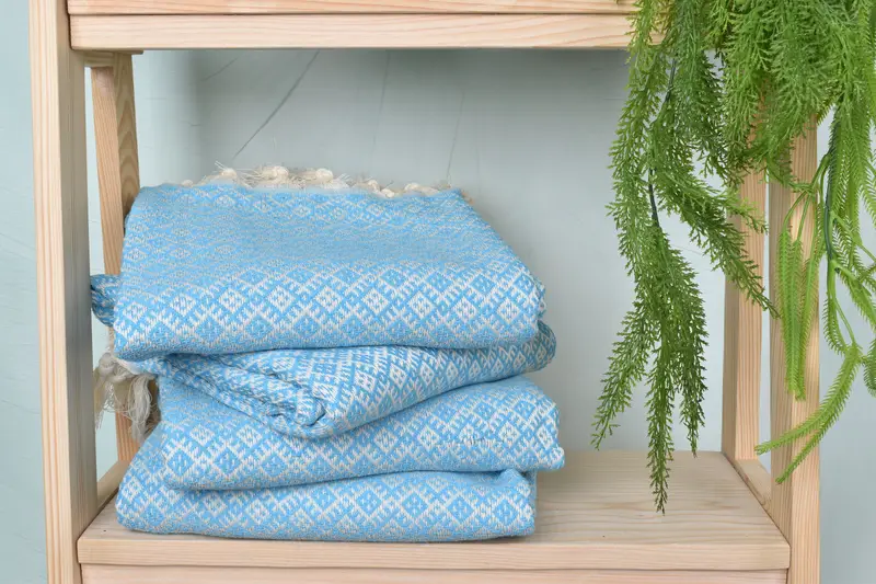 Quick-drying peshtemal towel for poolside, Bachelor Gifts, Gift For Bride, Organic Towel, Absorbent towel, Custom Gift, 70x40 Cotton Diamond Towel - 7
