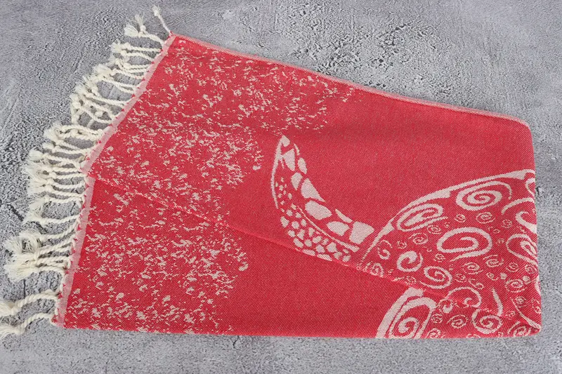Summer Gift, 36x18 Cotton Carretta Patterned Towel, Summer Towel, Bridesmaid Gifts, Bridal Gifts, Personalized Gifts, Personalized Dish Towel - 7
