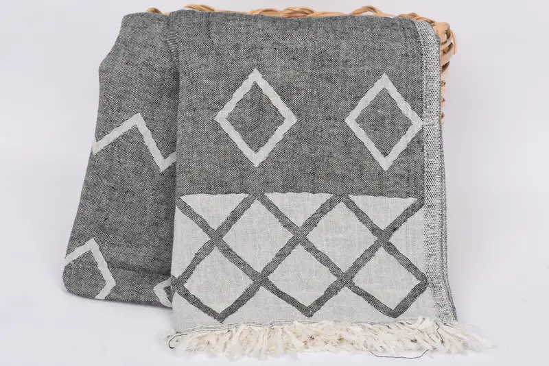 Sand-free towel, Best Friend Wedding Gift, 64x36 Cotton Geometric Towel, Bachelor Gifts, Bachelorette Party Gifts Bridesmaids, Custom Gifts - 6