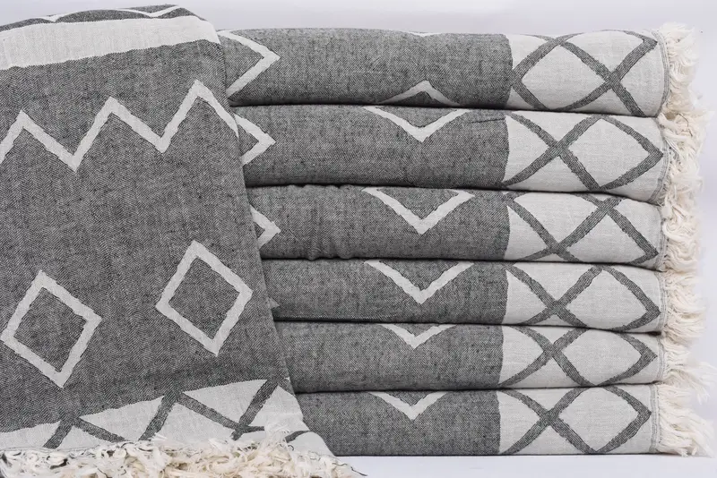 Sand-free towel, Best Friend Wedding Gift, 64x36 Cotton Geometric Towel, Bachelor Gifts, Bachelorette Party Gifts Bridesmaids, Custom Gifts - 2