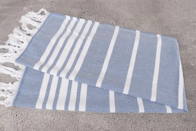 Personalized Hand Towel, Personalized Turkish Towel, Personalized Kitchen Towel, Turkish Tea Towel, 40x20 Cotton Zig zag Towel, Bridal Shower Favors - 6