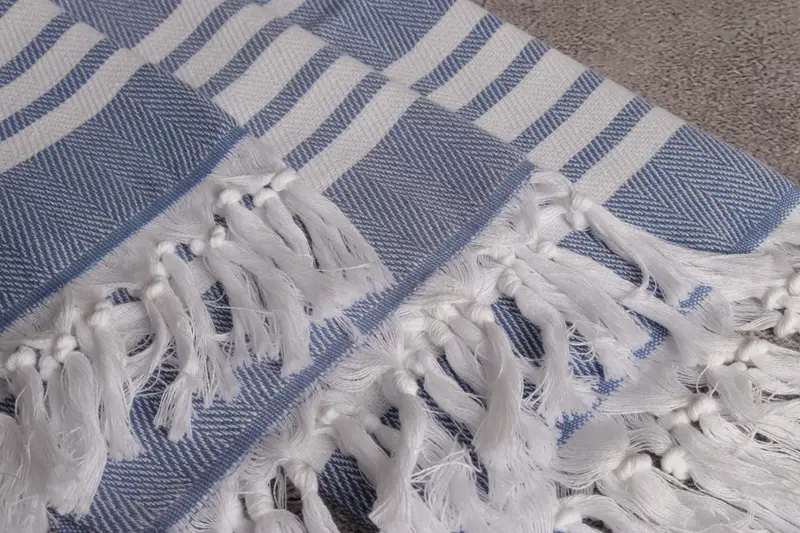 Personalized Hand Towel, Personalized Turkish Towel, Personalized Kitchen Towel, Turkish Tea Towel, 40x20 Cotton Zig zag Towel, Bridal Shower Favors - 5