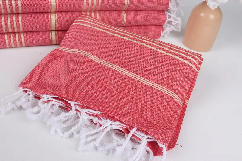Decorative Towel, 70x40 Cotton Striped Towel, Luxury towel, Absorbent Turkish towel, Bridal Gifts, Scarf Towel, Bachelor Bachelorette Party Favors - 4
