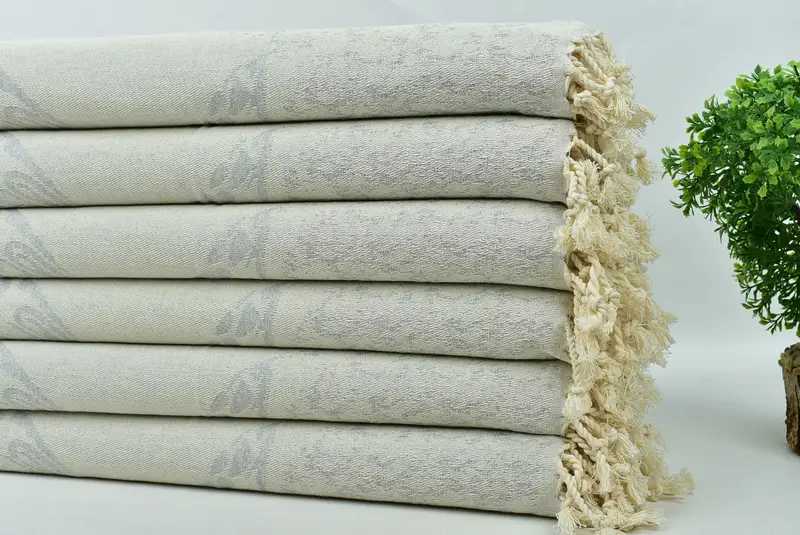 36x18 Pamuklu Carretta Desenli Havlu, Yaz Havlusu, Özel El Havlu, Anma Hediyesi, En İyi Düğün Hediyesi, Monogramlı El Havlu, Mutfak Havlu - 4