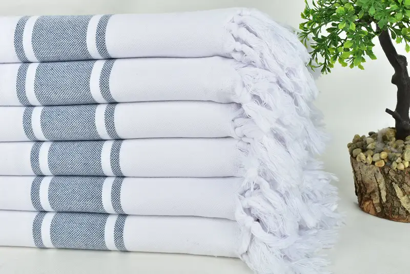 Hammam Towel USA, Bachelor Gift, Summer Gift, 70x40 Cotton Striped Towel, Personalized Towel, Turkish Beach Towel Personalized, Large Turkish Towel - 3