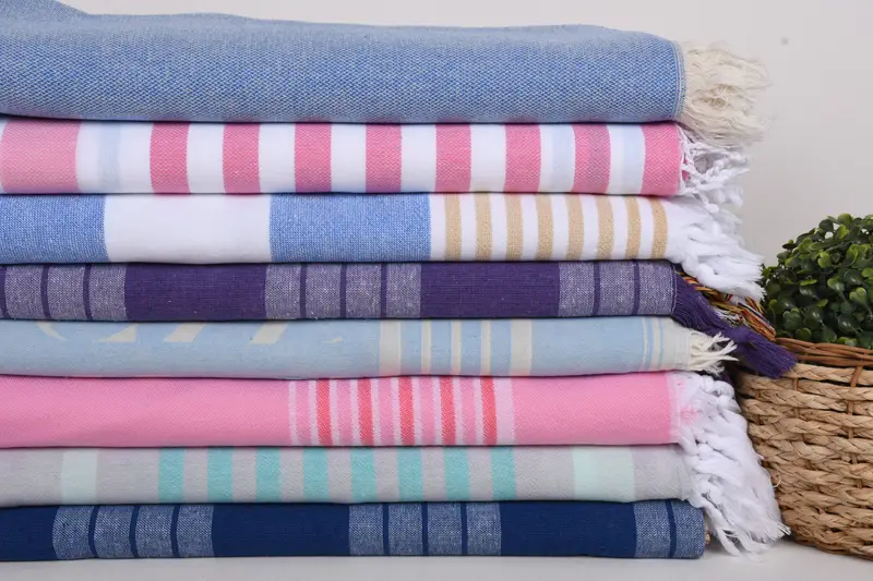 Florida Bachelorette Party Favors, Organic Cotton Towel, 70x40 Cotton Set of 8 Towel, Lightweight towel, Family Gift, Bachelorette Gifts, Thin towel - 2