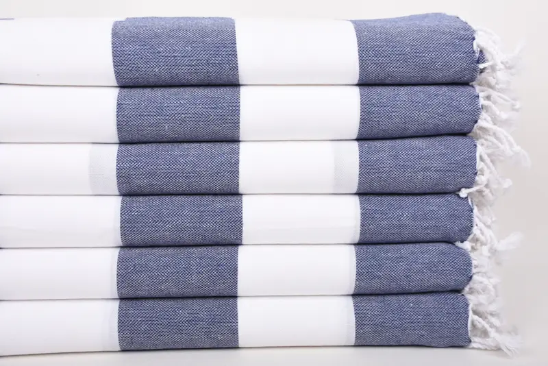 Personalized Wedding Gift For Couple, Bathroom Towels, 40x24 Cotton Striped Towel, Turkish Towel Hand Towel, Monogram Hand Towel, Guest Towel - 3