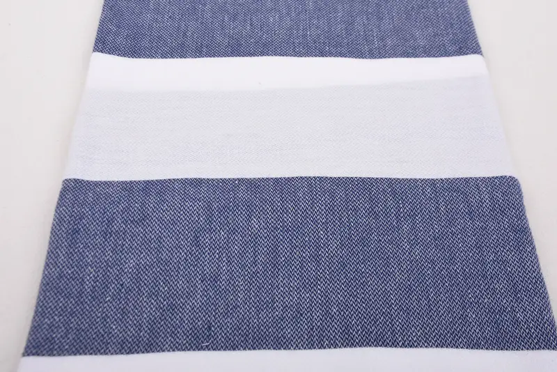 Personalized Wedding Gift For Couple, Bathroom Towels, 40x24 Cotton Striped Towel, Turkish Towel Hand Towel, Monogram Hand Towel, Guest Towel - 4