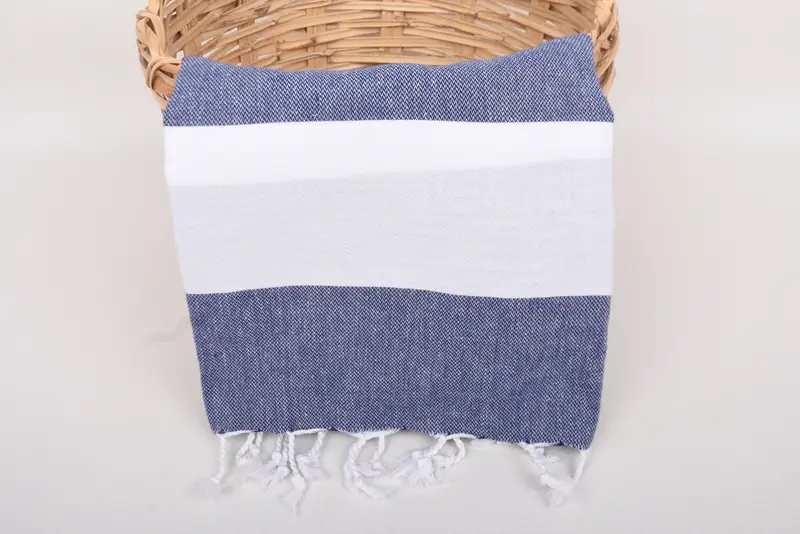 Personalized Wedding Gift For Couple, Bathroom Towels, 40x24 Cotton Striped Towel, Turkish Towel Hand Towel, Monogram Hand Towel, Guest Towel - 5