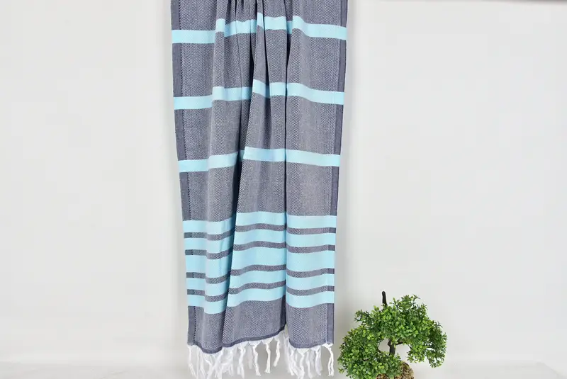 Grandma Gift, 68x36 Cotton Chevron Towel, Gifts For Him, Summer Towel, Turkish Towel Set, Thin towel, Custom Wedding Gift, Embroidery Towel - 8