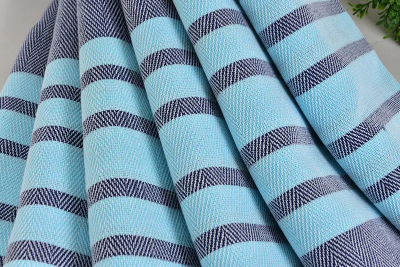 Grandma Gift, 68x36 Cotton Chevron Towel, Gifts For Him, Summer Towel, Turkish Towel Set, Thin towel, Custom Wedding Gift, Embroidery Towel - 5
