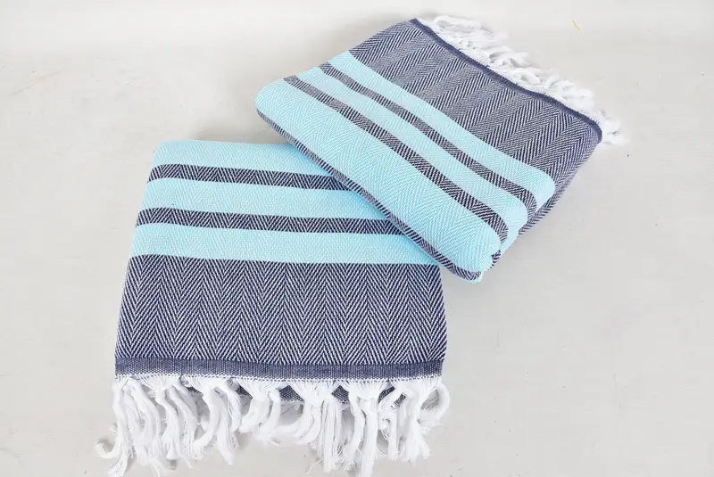 Grandma Gift, 68x36 Cotton Chevron Towel, Gifts For Him, Summer Towel, Turkish Towel Set, Thin towel, Custom Wedding Gift, Embroidery Towel - 6
