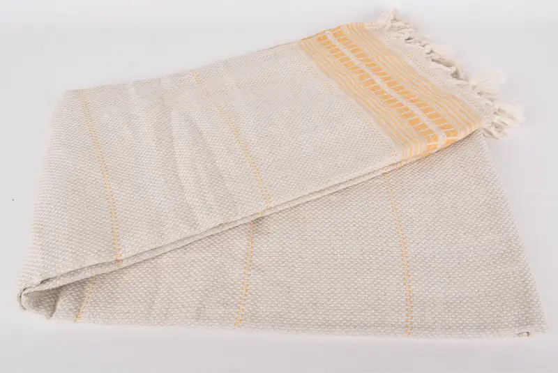 Monogram Blanket, Bedspread, Bridal Shower Gift, 96x94 Linen Striped Towel, Customized Throw Blankets, Decorative Bedspread, Turkish Towel Blanket - 5