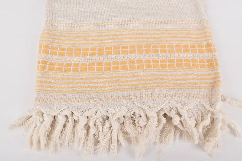 Monogram Blanket, Bedspread, Bridal Shower Gift, 96x94 Linen Striped Towel, Customized Throw Blankets, Decorative Bedspread, Turkish Towel Blanket - 4