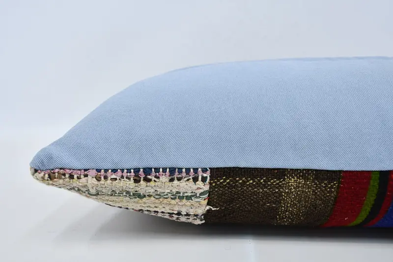 16x36 Brown Pillow Sham, Interior Designer Pillow, Indoor Pillow Sham, Pillow Case, Handwoven Cushion Case, Kilim Pillow, Vintage Kilim Throw Pillow - 6