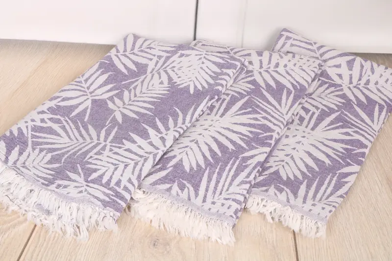 Custom Wedding Towel, Thin towel, Summer Gift, Personalized Towel Gift, 64x40 Cotton Floral Patterned Towel, Grandma Gift, Turkish beach towel - 7